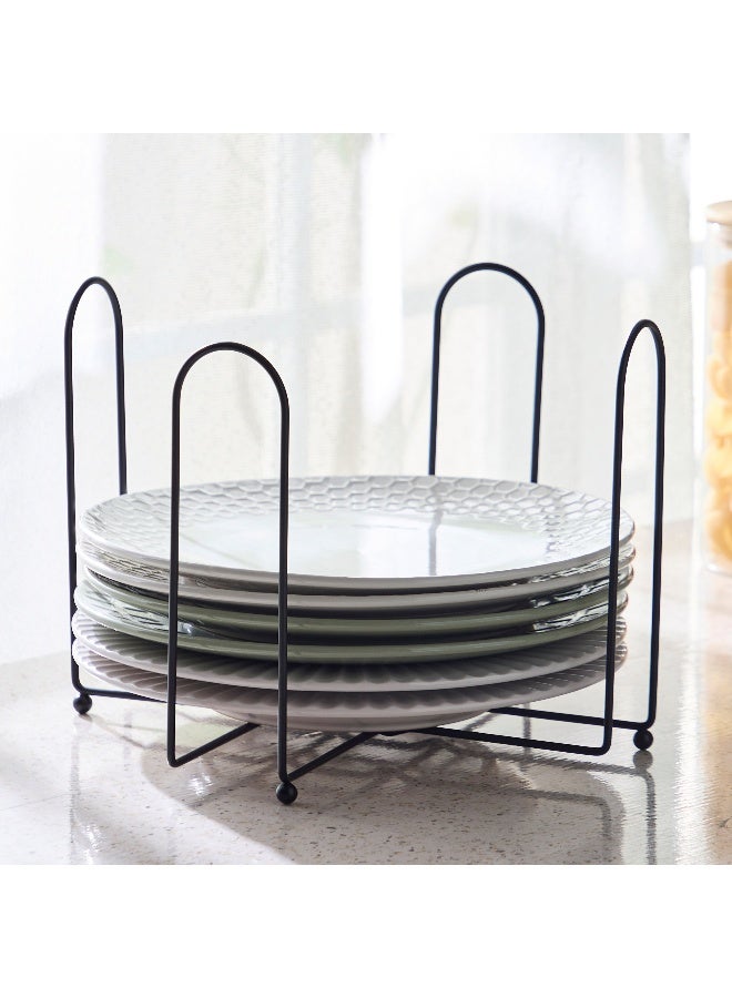 Home Box حامل أطباق العشاء من خشب الأبنوس - Image 1