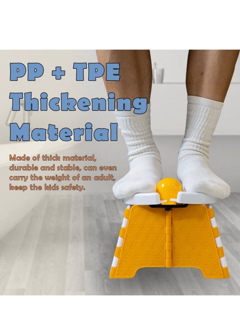 Arabest مرحاض محمول للسفر للأطفال الصغار، مقعد تدريب على استخدام المرحاض قابل للطي للأولاد والبنات، مرحاض قابل للطي، كرسي مرحاض للأطفال الصغار للمنزل والسيارة والسفر في الهواء الطلق والنزهات والشاطئ، مع 30 كيسًا يمكن التخلص منه - Image 3