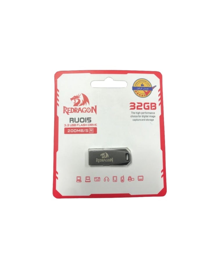 REDRAGON REDRAGON RU015 2.0 USB 32GB Flash Drive 3.2USB -200B/S R 