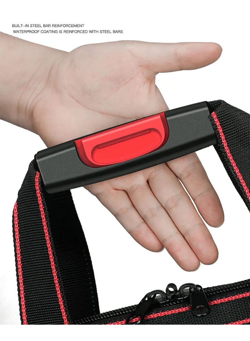 20 inch Tool Bag with Plastic Base 1680D Oxford Cloth Waterproof Tools Storage Bag - Image 5