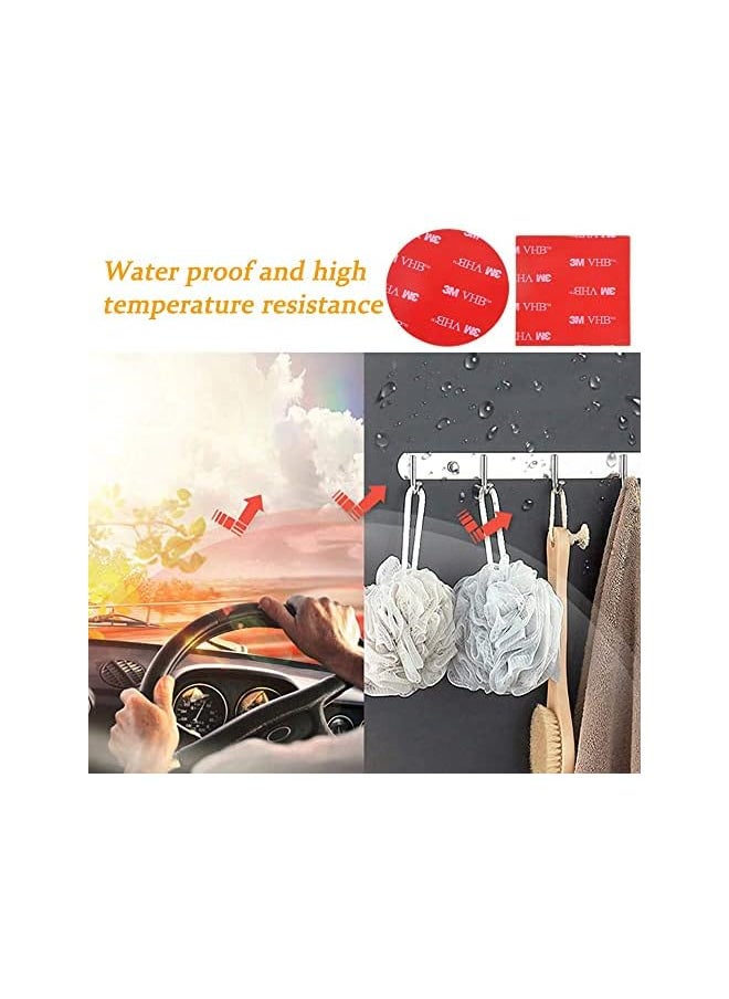 PROMASS promass 16Pcs Double Sided Tape Heavy Duty, Car Mount Sticky Pad Replacement, Heavy Duty Tape Sticker for Dashboard &Daily Use. Waterproof, Heat-resistant, Squares  - Image 3