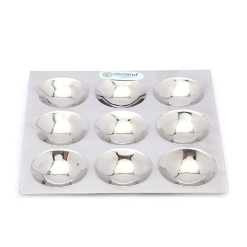 Coconut Stainless Steel Addtional Mini Idly plates for Trivia Idly Steamer - 1 Unit - Image 1