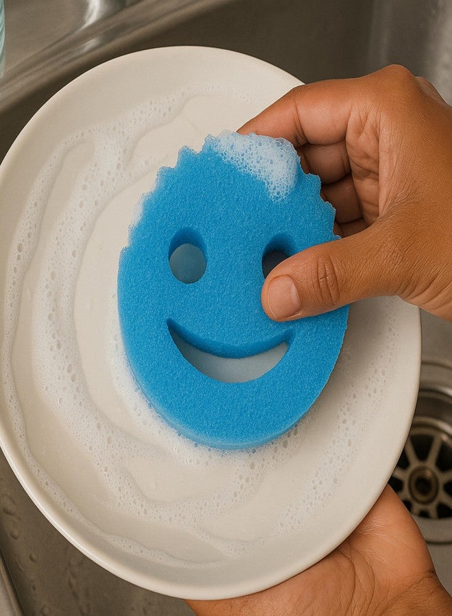 DARKFISH Scratch-Free Multipurpose Dish Sponge - BPA Free & Made with Polymer Foam - Stain, Mold & Odor Resistant Kitchen Sponge (Pack of 3) - Image 3