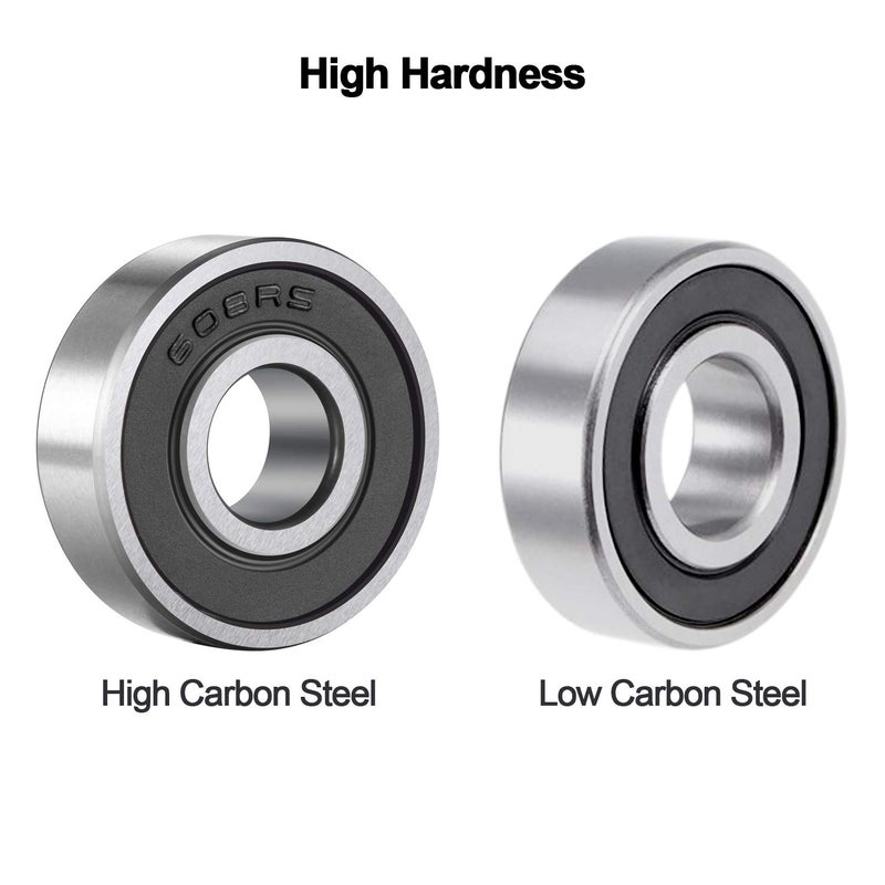 ANCIRS 20pcs 608-2RS Ball Bearing Double Rubber Sealed Miniature Deep Groove 608rs for Skateboard Inline Scooter Roller Blade Skate(8mm x 22mm x 7mm) - Image 5