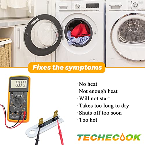 Techecook 𝙐𝙥𝙜𝙧𝙖𝙙𝙚𝙙 20Pack 3392519 Dryer Thermal Fuse by Techecook - Replacement for Whirl-Pool Ken-More Dryers - Compatible for Part 80005 3388651 WP3392519VP 694511 Thermal Fuse (20 Pack) - Image 4
