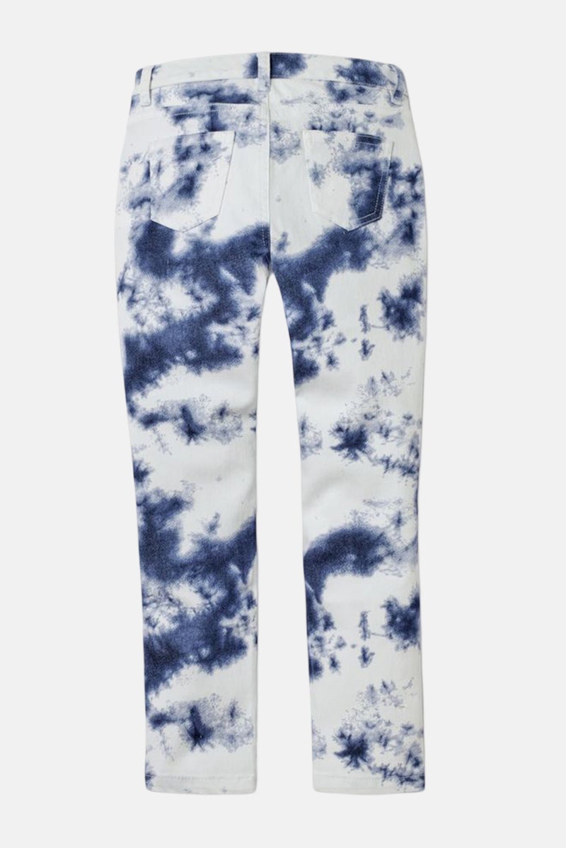 Tchibo Kids Girl Regular Fit Stretchable Jeans, White - Image 3