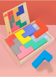 Generic Dementia Activities for Seniors Wooden Puzzle Pattern Blocks Products for Elderly with Dementia Products for Alzheimers Patients Easy Memory Gift  - Image 2