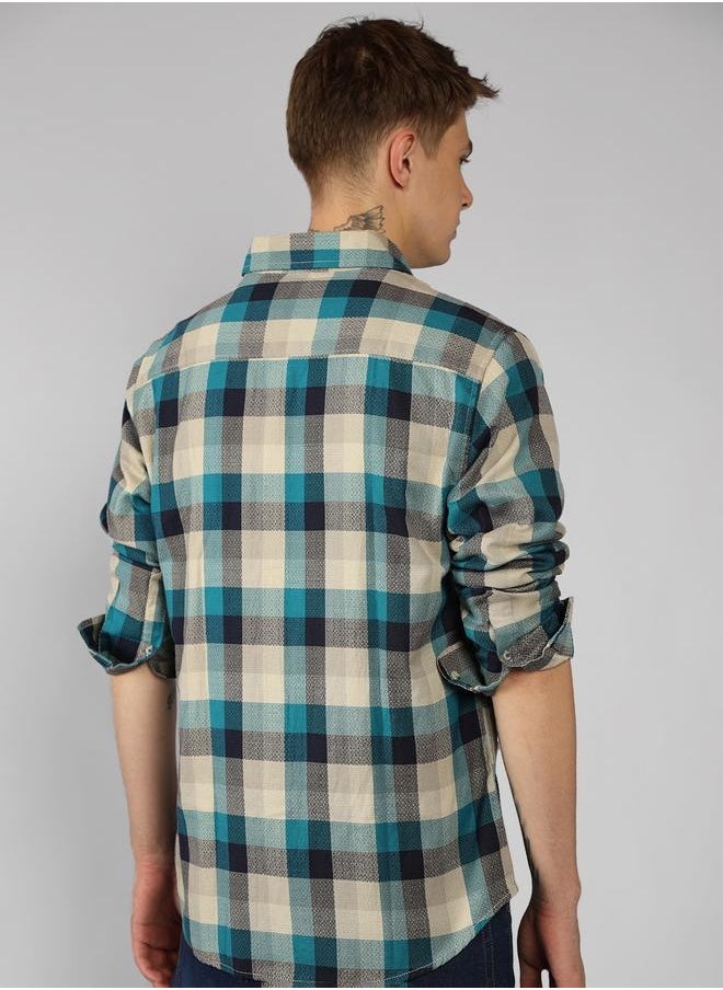Dennis Lingo - Multi Colour Regular Fit Cotton Shirt – Comfortable and Classic - Image 1