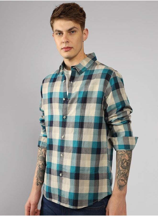 Dennis Lingo - Multi Colour Regular Fit Cotton Shirt – Comfortable and Classic - Image 1
