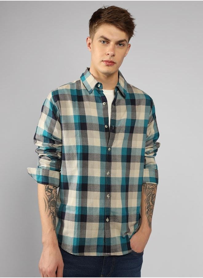 Dennis Lingo - Multi Colour Regular Fit Cotton Shirt – Comfortable and Classic - Image 1