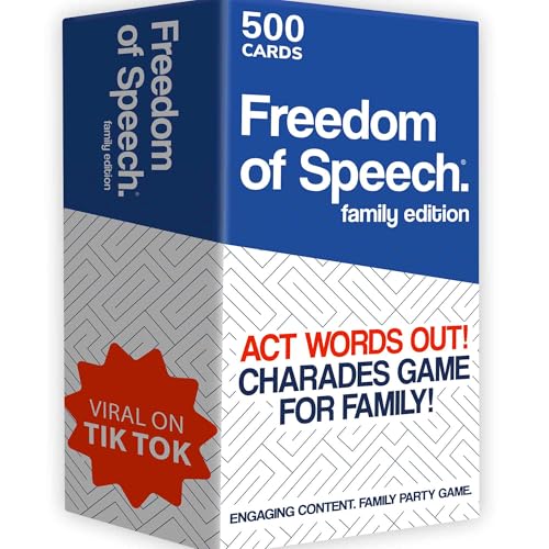 QUOKKA Freedom of Speech Card Board Game Family Edition FastPaced Guess The Word Easy to Play Party Game for Game Night - Image 1