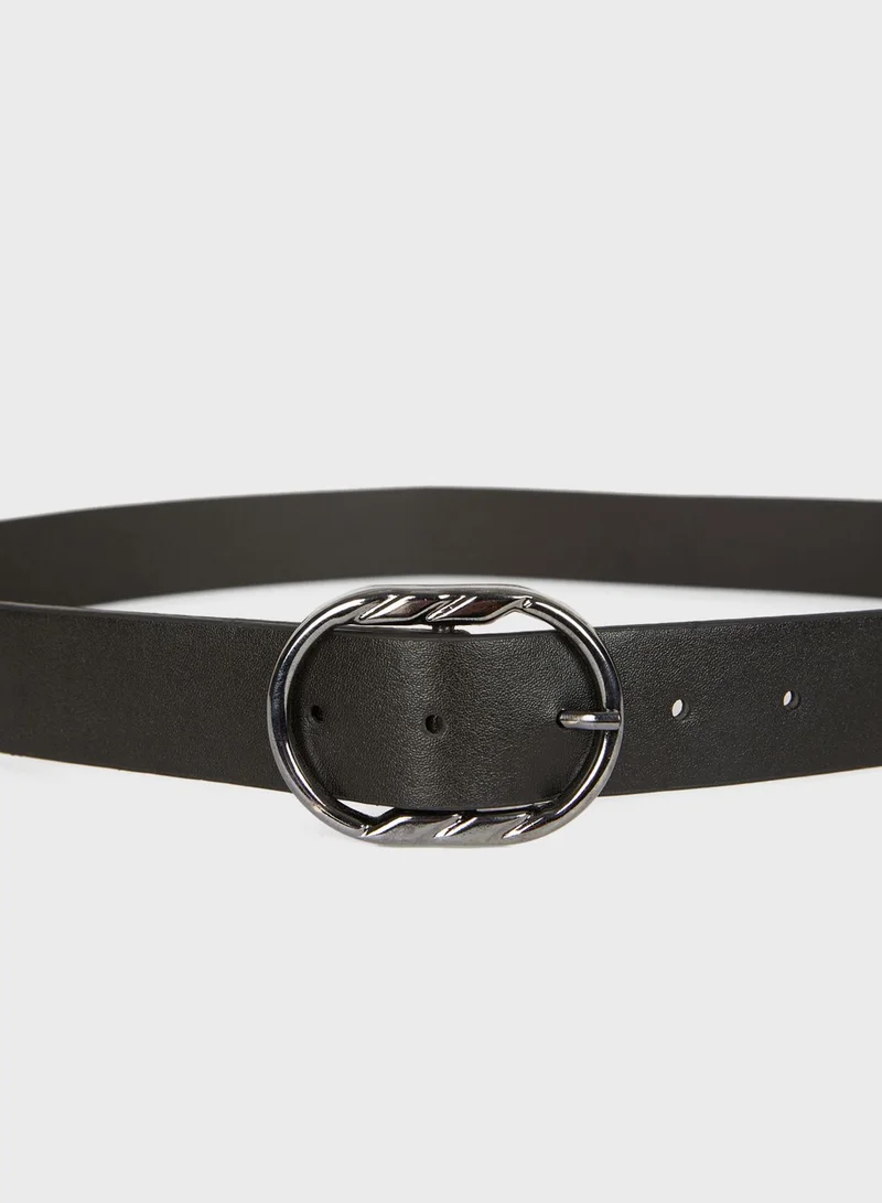 DeFacto Metal Buckle Allocated Whole Belt