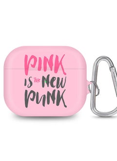StylePods Case for Airpods 3rd Gen Case With Anti-Lost Keychain - Pink is the new punk