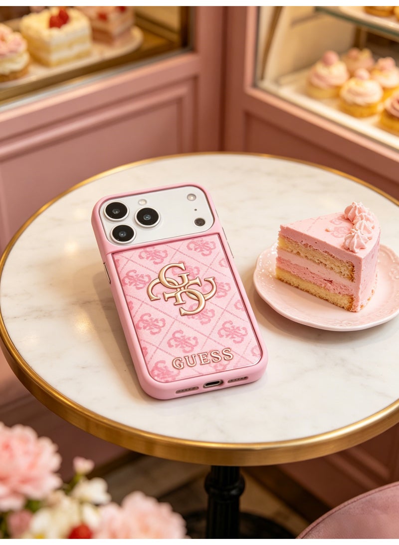 GUESS IPhone 16   cover, with a logo and a leather design approved by the global brand Guess - Image 5