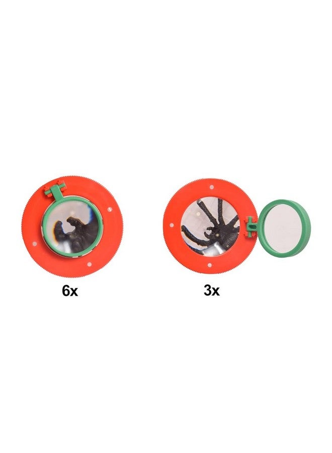 EISCO Magnifying Bug Viewer - 3X & 6X Insect Catcher with Dual Lens, Portable Bug Observation Cage, STEM Learning Kit, Outdoor Exploration, Science Experiments & Educational Toy (Pack of 2) - Image 3