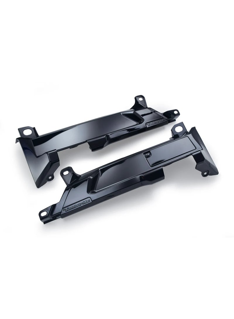 Goldstrike Passenger Floorboard Mount Covers for Honda Goldwing GL1800  – Black - Image 1