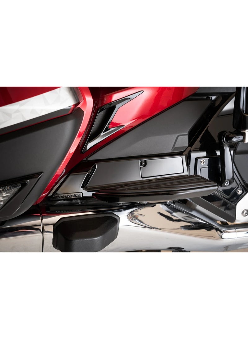 Goldstrike Passenger Floorboard Mount Covers for Honda Goldwing GL1800  – Black - Image 3