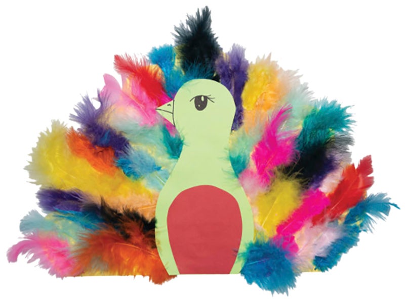School Smart Marabou Feathers, 9-1/2 Ounces, Assorted Colors, Pack of 3000 - Image 2