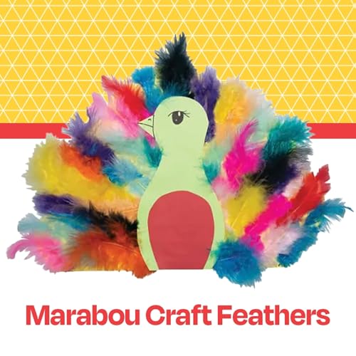 School Smart Marabou Feathers, 9-1/2 Ounces, Assorted Colors, Pack of 3000 - Image 4