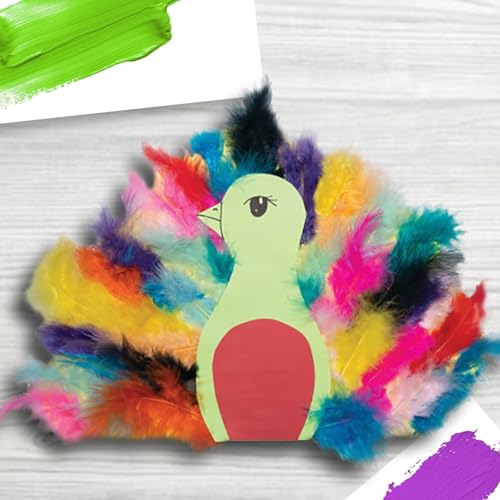 School Smart Marabou Feathers, 9-1/2 Ounces, Assorted Colors, Pack of 3000 - Image 3