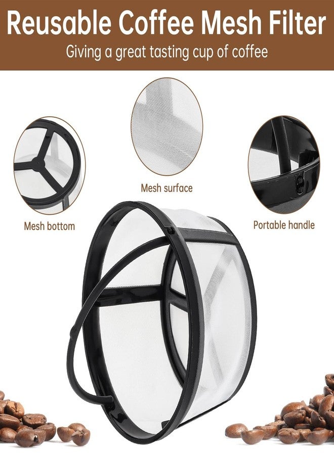 TQEONKL Coffee Filter Baskets 2PC, Reusable Coffee Filters Baskets Replacement Coffee Filters for Mr. Coffee and Black & Decker Coffee Makers and Brewers (1, 2-4 Cups) - Image 4