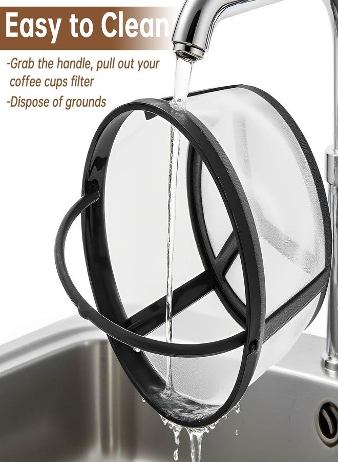 TQEONKL Coffee Filter Baskets 2PC, Reusable Coffee Filters Baskets Replacement Coffee Filters for Mr. Coffee and Black & Decker Coffee Makers and Brewers (1, 2-4 Cups) - Image 5