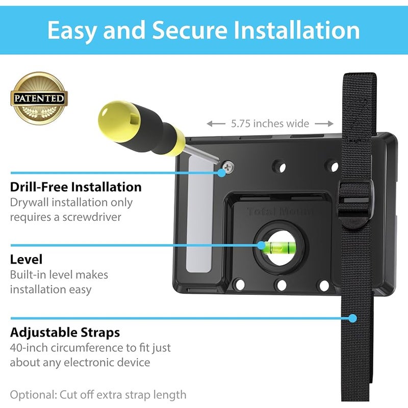 TotalMount Universal Mount for Electronics (Professional ââ‚¬â€œ Black) - Image 4
