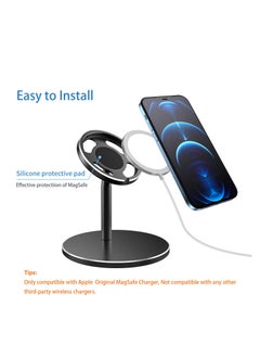 Excefore Aluminum mobile phone holder of MagSafe charger is compatible with Apple MagSafe holder for iPhone 12/Pro/Pro Max/Mini  - Image 4