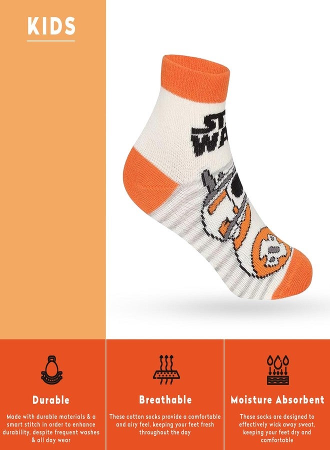 Supersox Ankle Disney Avenger Socks for Kids, Made with Breathable, Anti Odour & Moisture Absorbent Combed Cotton with a Extra Durable Welt, Ideal For All Day Wear (Pack Of 5) - Image 3
