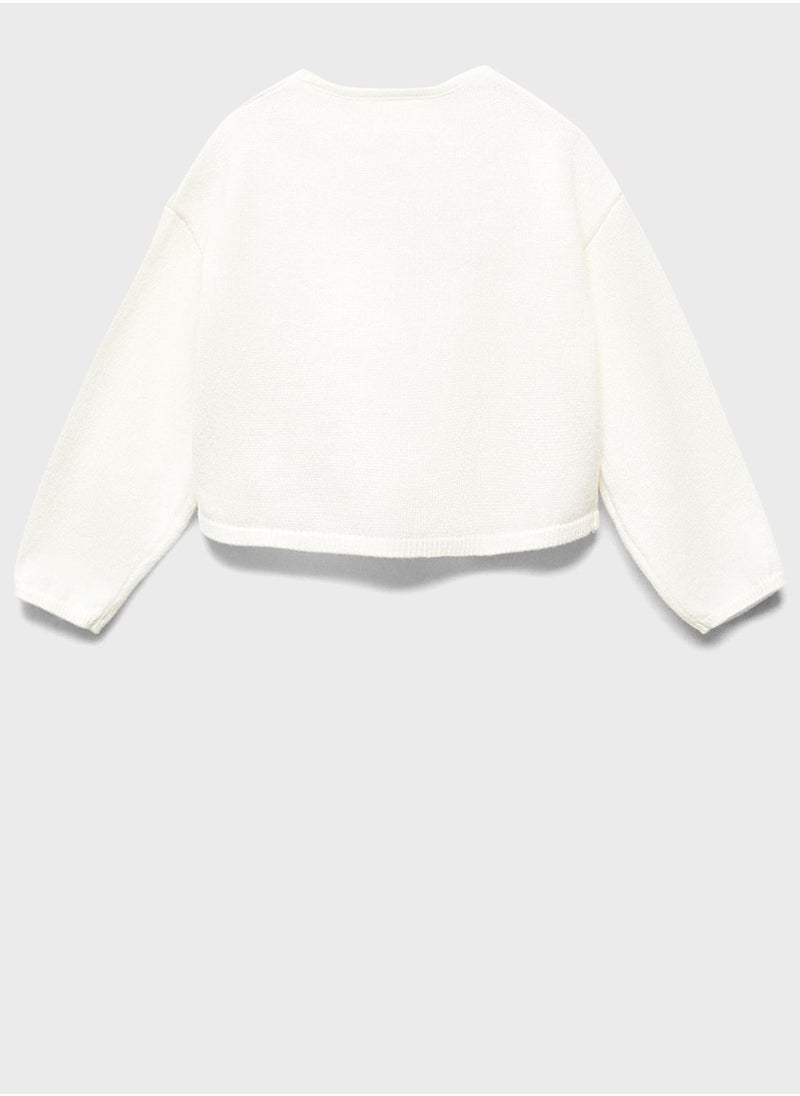 MANGO - Kids Essential Cardigan - Image 1