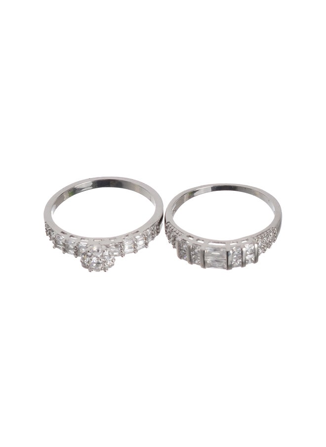 Akher el Ankoud - Twins Silver Ring - Image 1