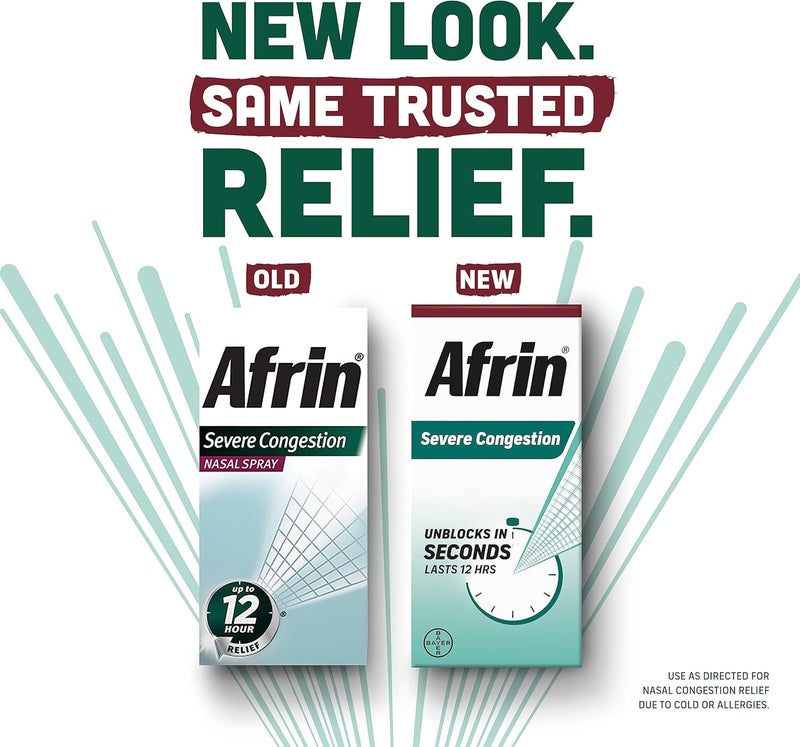 Afrin Severe Congestion Nasal Spray 15 mL Pack of 5 - Image 4