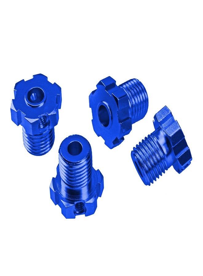 Vgoohobby 4Pack Vgoohobby Aluminum 17mm Splined Wheel Hex Hub Nut Compatible with Traxxas E-Revo Revo 3.3 E-Maxx Summit Slayer Pro 4X4 1/10 RC Monster Truck (Blue) - Image 3