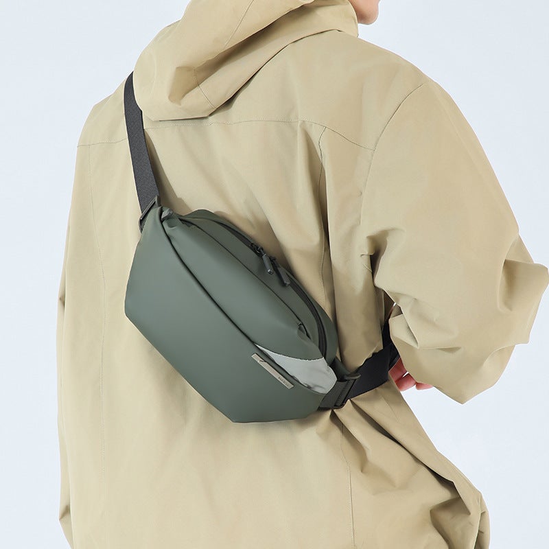 Men'S Chest Bag Casual Fashion Crossbody Bag Motorcycle Backpack Korean Style Waist Bag Sports Shoulder Bag - Image 3