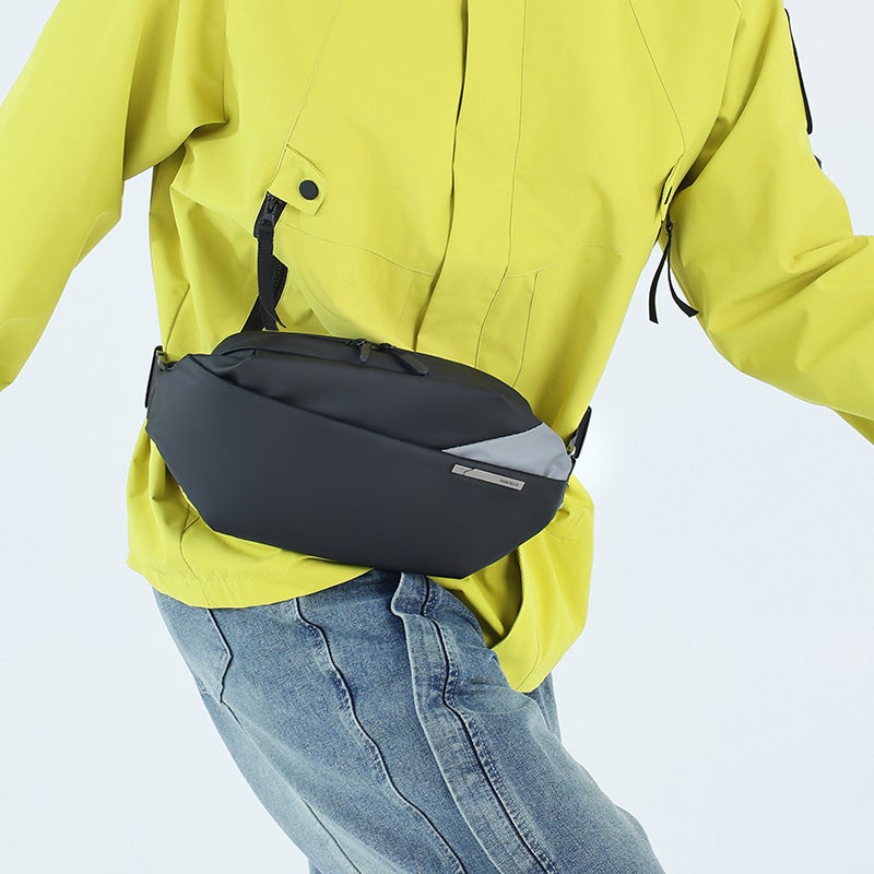 Men'S Chest Bag Casual Fashion Crossbody Bag Motorcycle Backpack Korean Style Waist Bag Sports Shoulder Bag - Image 4