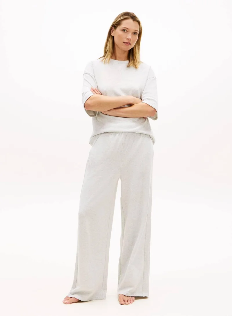 Essential Logo Wide Leg Lounge Trousers