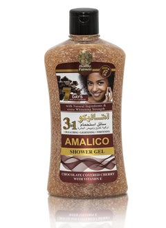 AMALICO Shower Gel 3 In 1 Bleaching Lightening Whitening 500ml 