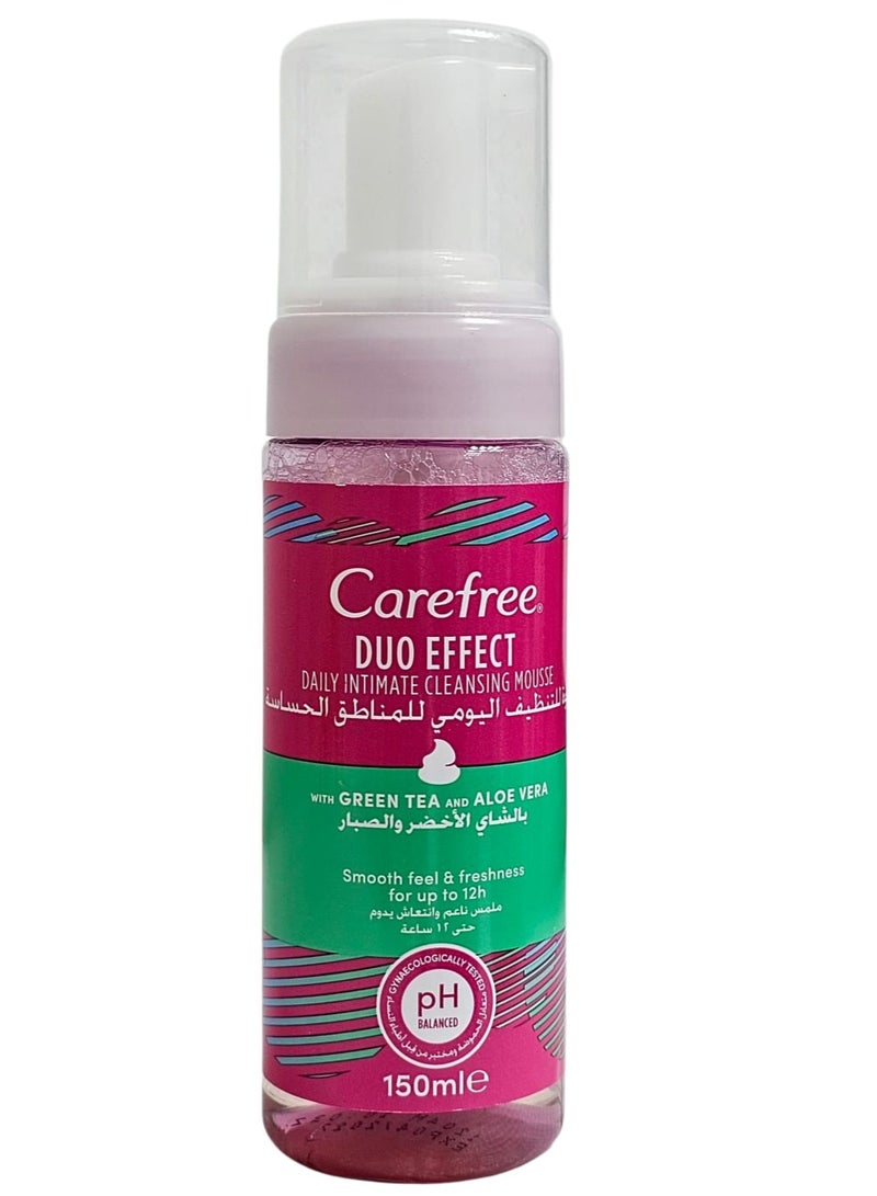 كيرفري رغوة للتنظيف اليومي للمناطق الحساسة  بالشاي الأخضر والصبار 150مل