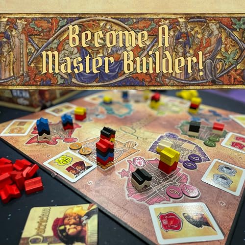CALLIOPE Patrician Towers of Influence Battle of The Master Builders in Medieval Italy Board Game for 25 Players Ages 8 - Image 5