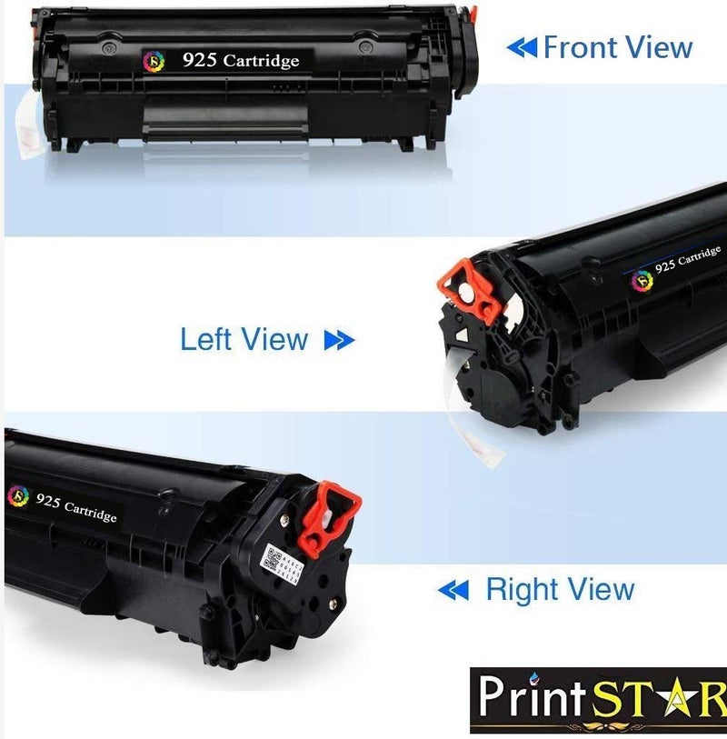 Print Star Canon 925 Single Colour Black Toner Cartridge Replacement of Canon Laser Shot LBP6018B Compatible with Laserjet Image Class MF3010 Printer, L100, L110, L200, L210, L300, L350. (Pack of 10) - Image 2
