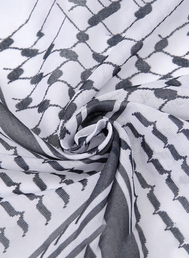 Arab Style Shemagh Wrap Keffiyeh Middle East Desert Scarf Men Scarves Neck Face Headwear Arabian  - Image 2