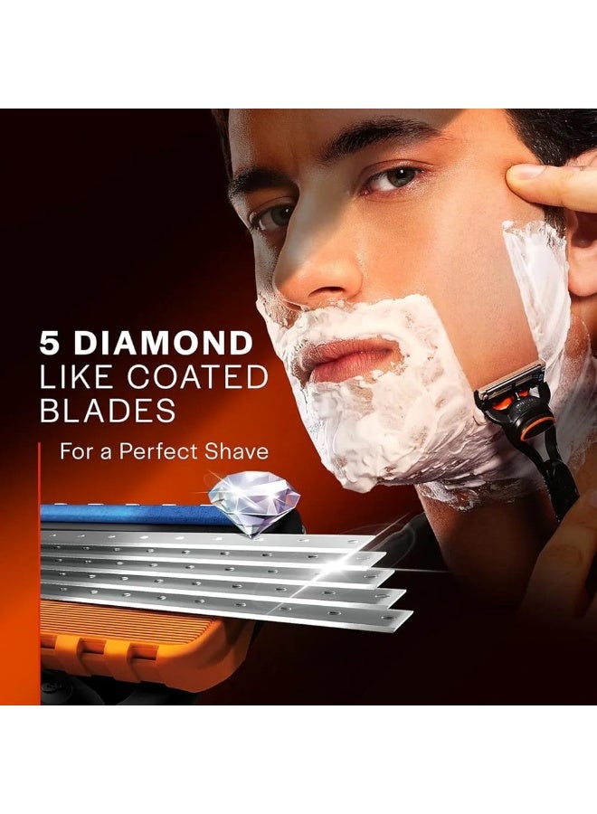 شفرات حلاقة جيليت فيوجن برو جلايد اليدوية للرجال، 4 قطع، شفرات / شفرات للرجال - Image 3