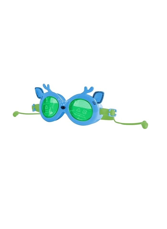 ENDLESS  - EL1003 Children Swimming Goggle with Anti-Fog and UV Protection | Material : Silicon, PU | Attached Ear Buds and Adjustable Strap | Soft Silicone Gasket for Leak Proof | With Hard Case - Image 1