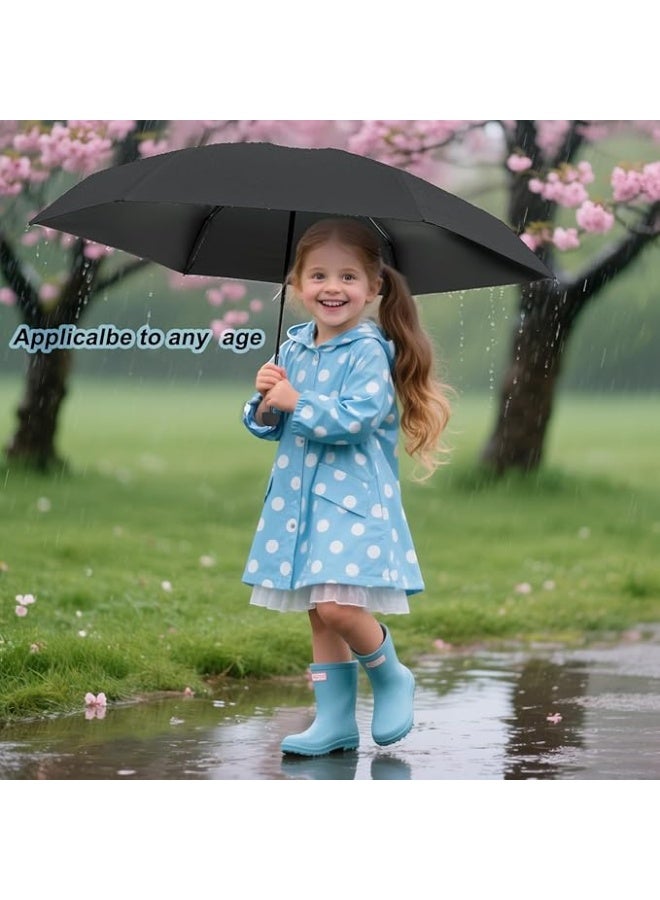 باوديني مستلزمات السفر مظلة صغيرة للحقيبة مع جراب صغيرة مدمجة حماية من الشمس والاشعة فوق البنفسجية خفيفة الوزن جيب فتح وغلق يدوي للنساء - Image 5