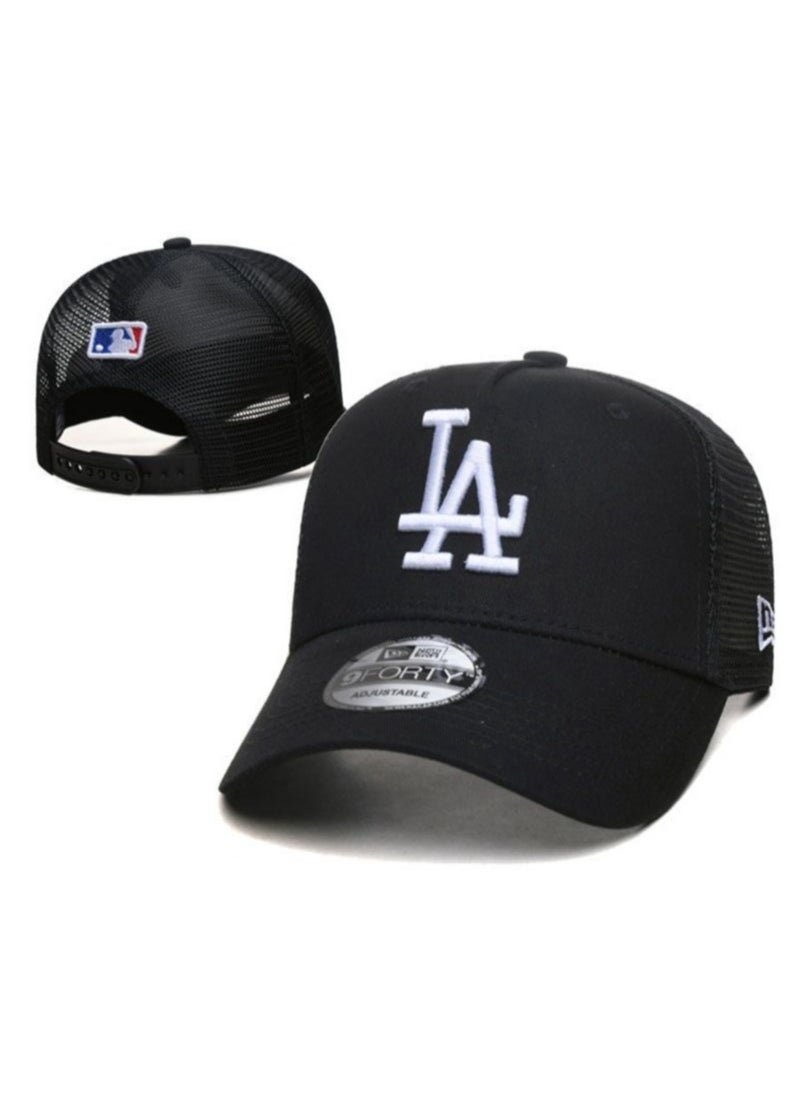 NEW ERA - League Essential LA Dodgers Cap Black/White - Image 1
