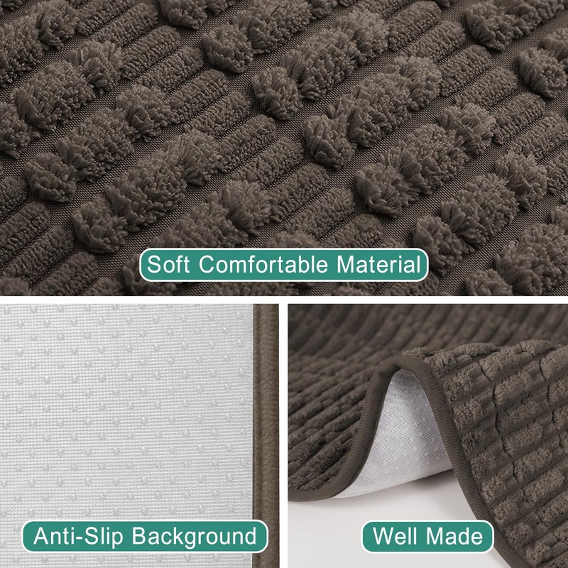 Foxdecor Arm Covers for Chairs  Chair Arm Covers Protectors  Couch Arm Cover Sofa Armrest Cover Armchair Covers  Pack of 2pcs  18x28 Inch Chocolate - Image 3
