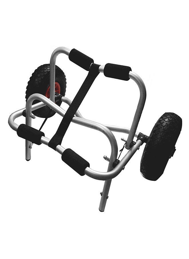 Generic - 80KG Loading Capacity Foldable Kayak Trolley Energy-saving Two-wheeled Carrier Cart - Image 1