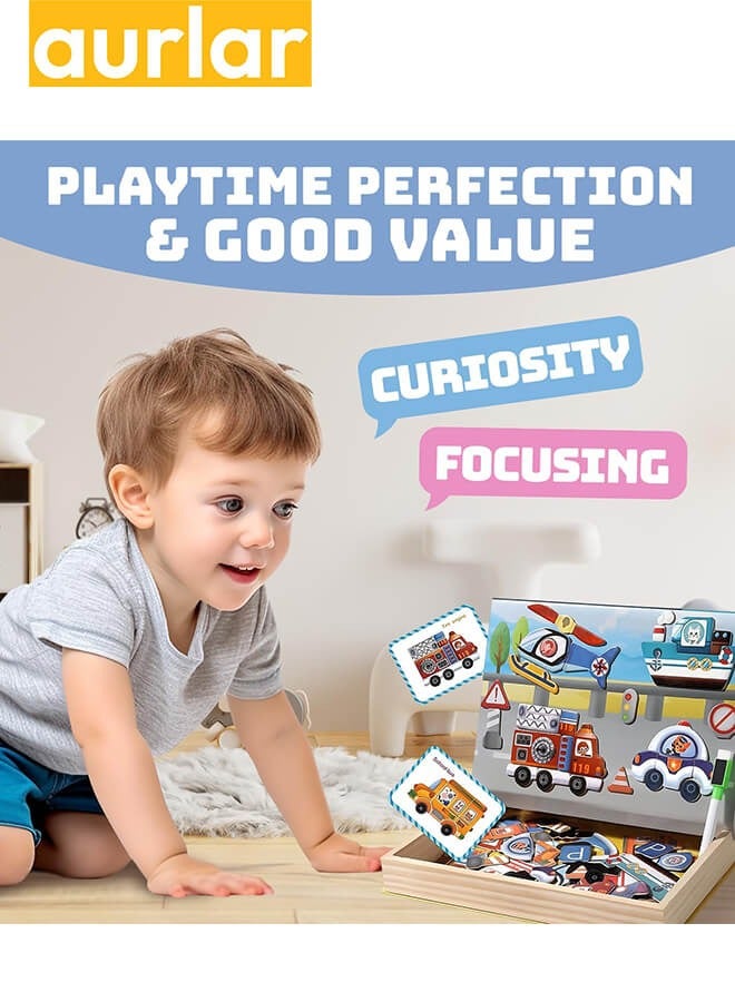 Children's Magnetic Puzzle Puzzle Toy, Multi-functional Early Education Gift, Suitable For Young Children's Learning And Creative Development - Image 2