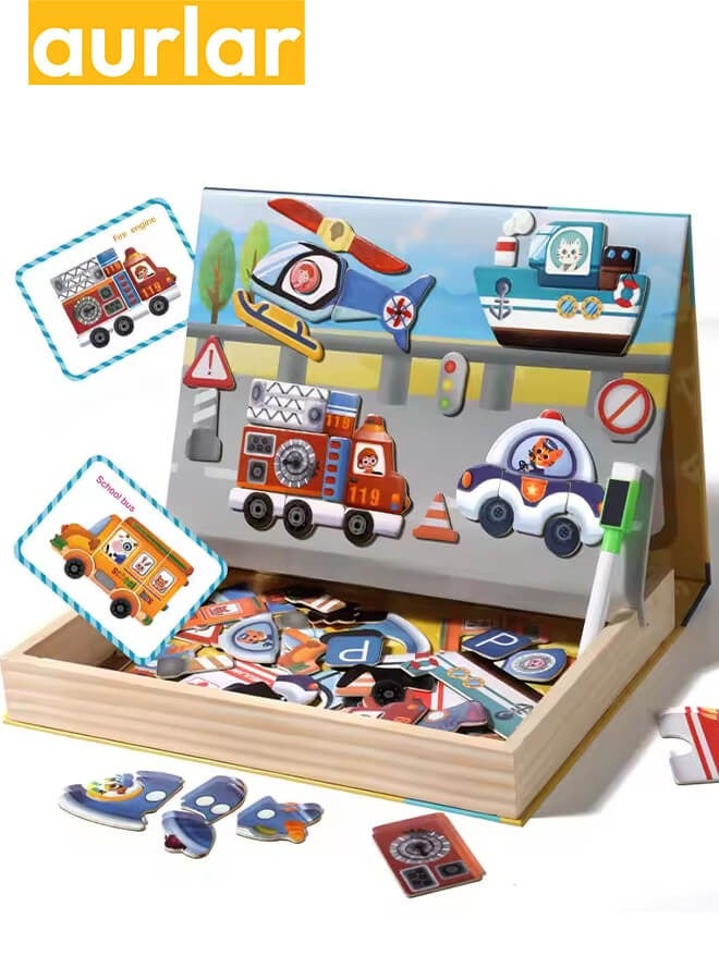 Children's Magnetic Puzzle Puzzle Toy, Multi-functional Early Education Gift, Suitable For Young Children's Learning And Creative Development - Image 5