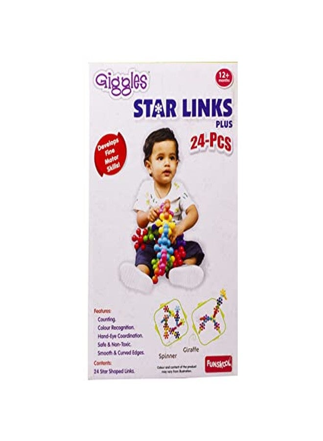 Giggles Funskool Star Link Plus, Educational & Creative Construction Toy Blocks for Kids, Encourages Learning & Development, Fun Activity for Preschoolers, Gift Set for Kid, Age 12+ Months - Image 2